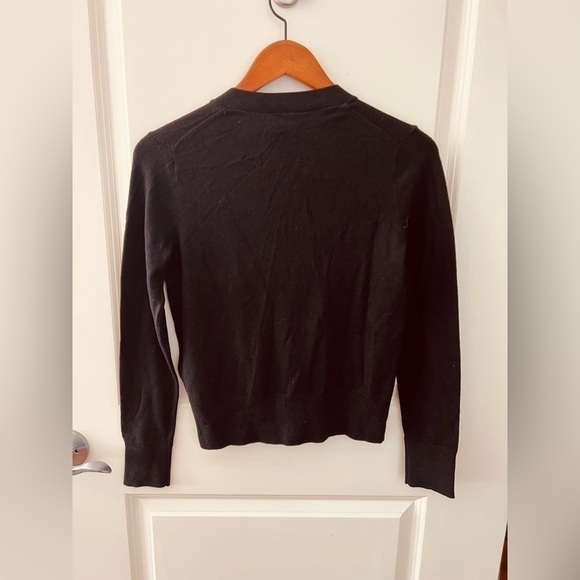 Kate Spade Black Embellished Brooch Cardigan Size XS - Picture 9 of 14